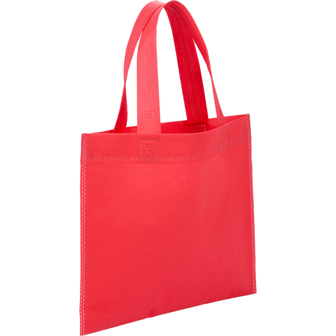 Bullet Mini Non-Woven Heat Sealed Tote - SM-5230 Red