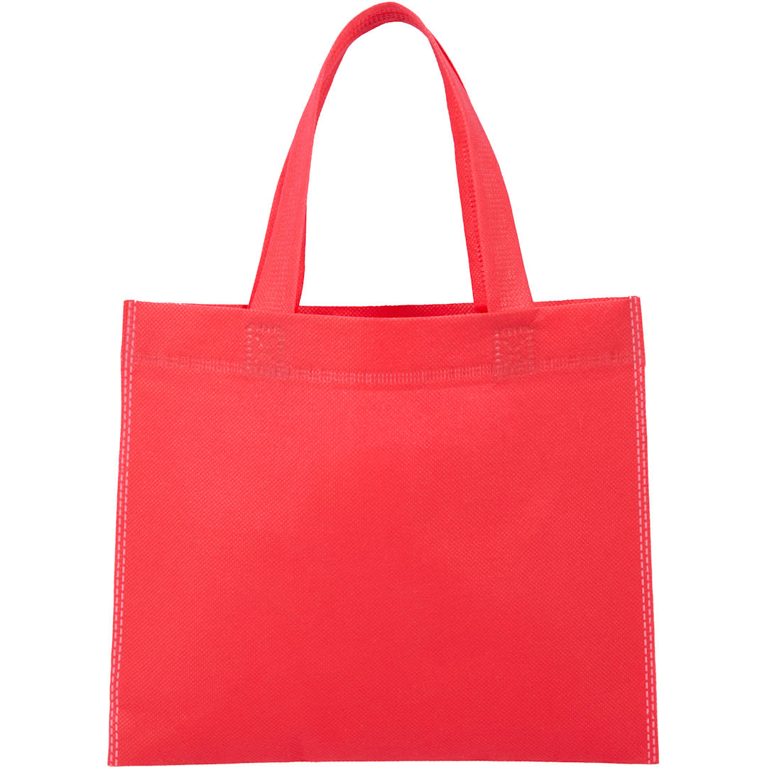 Bullet Mini Non-Woven Heat Sealed Tote - SM-5230 Red