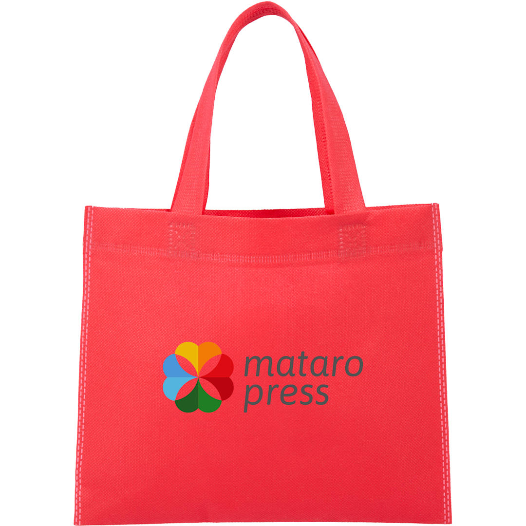 Bullet Mini Non-Woven Heat Sealed Tote - SM-5230 Red