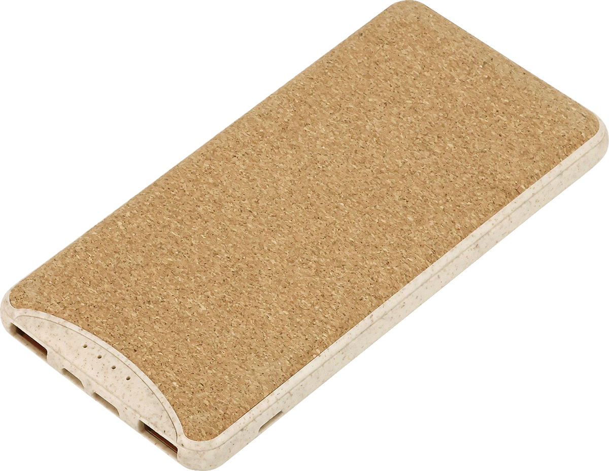 EarthTrendz 8000MAH Powerbank-EarthTrendz - EL235 Beige