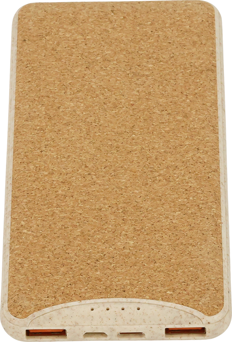 EarthTrendz 8000MAH Powerbank-EarthTrendz - EL235 Beige