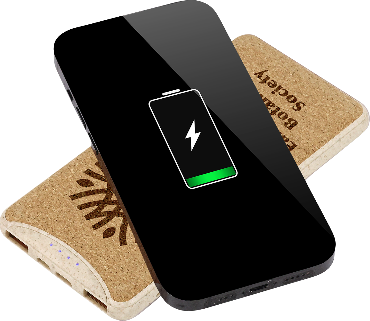 EarthTrendz 8000MAH Powerbank-EarthTrendz - EL235 Beige