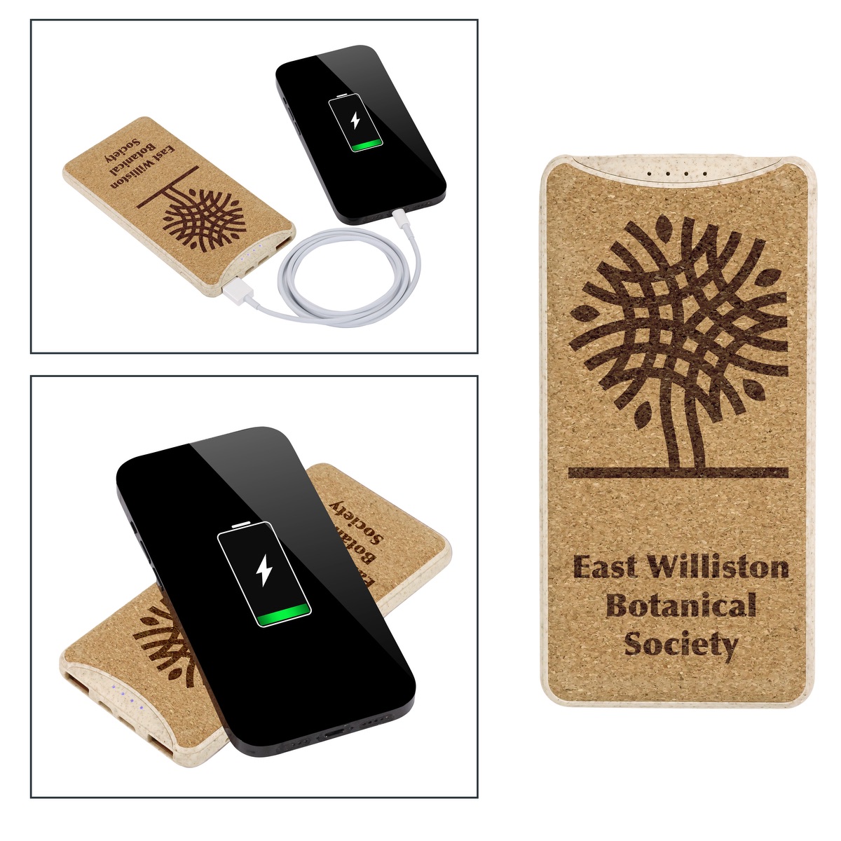 EarthTrendz 8000MAH Powerbank-EarthTrendz - EL235 beige