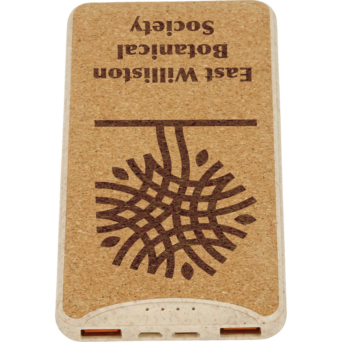 EarthTrendz 8000MAH Powerbank-EarthTrendz - EL235 Beige