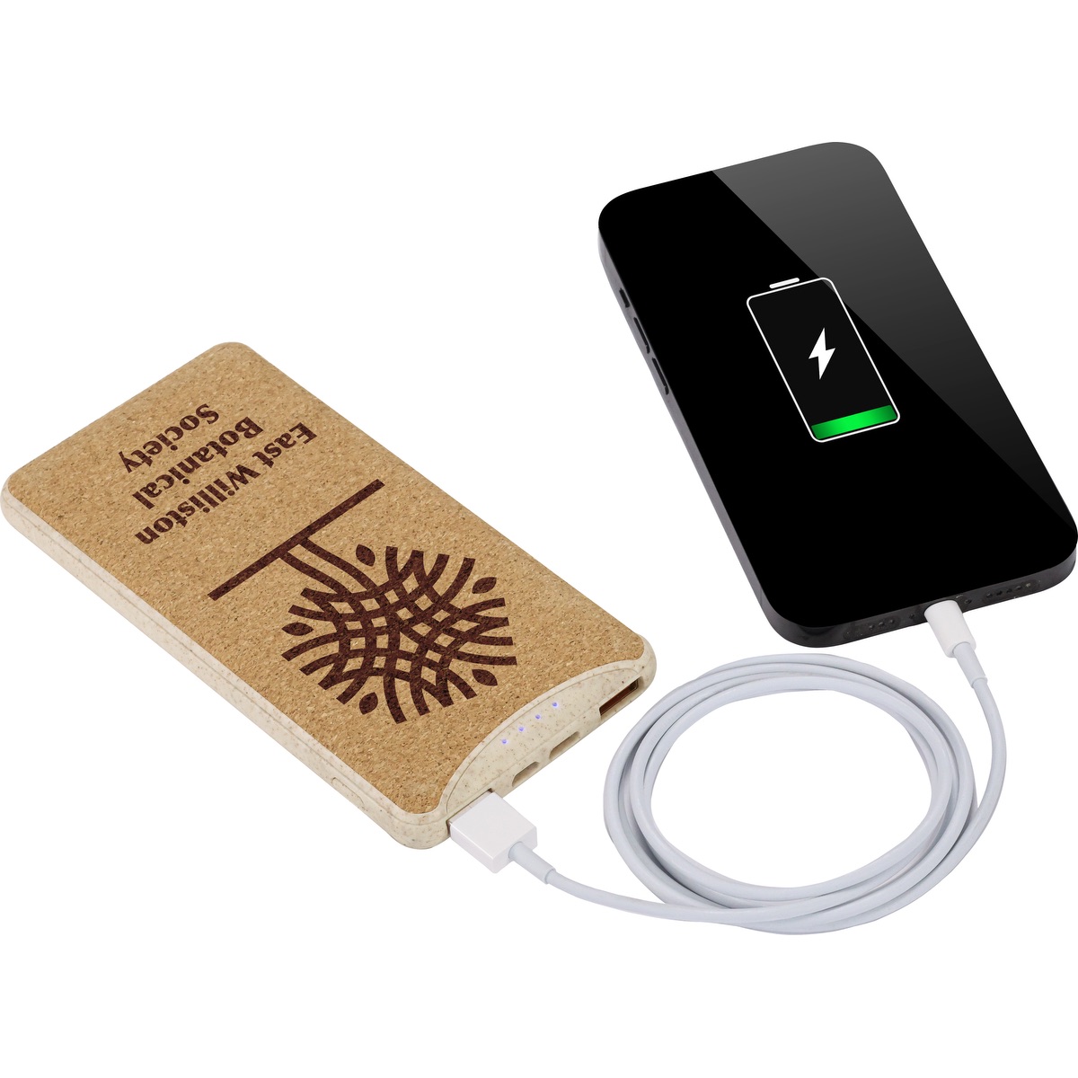 EarthTrendz 8000MAH Powerbank-EarthTrendz - EL235 Beige