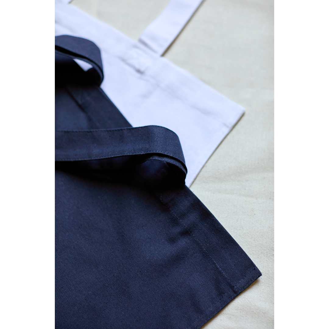 Double-Stitched 8oz Organic Cotton Tote - 7901-40 Blue