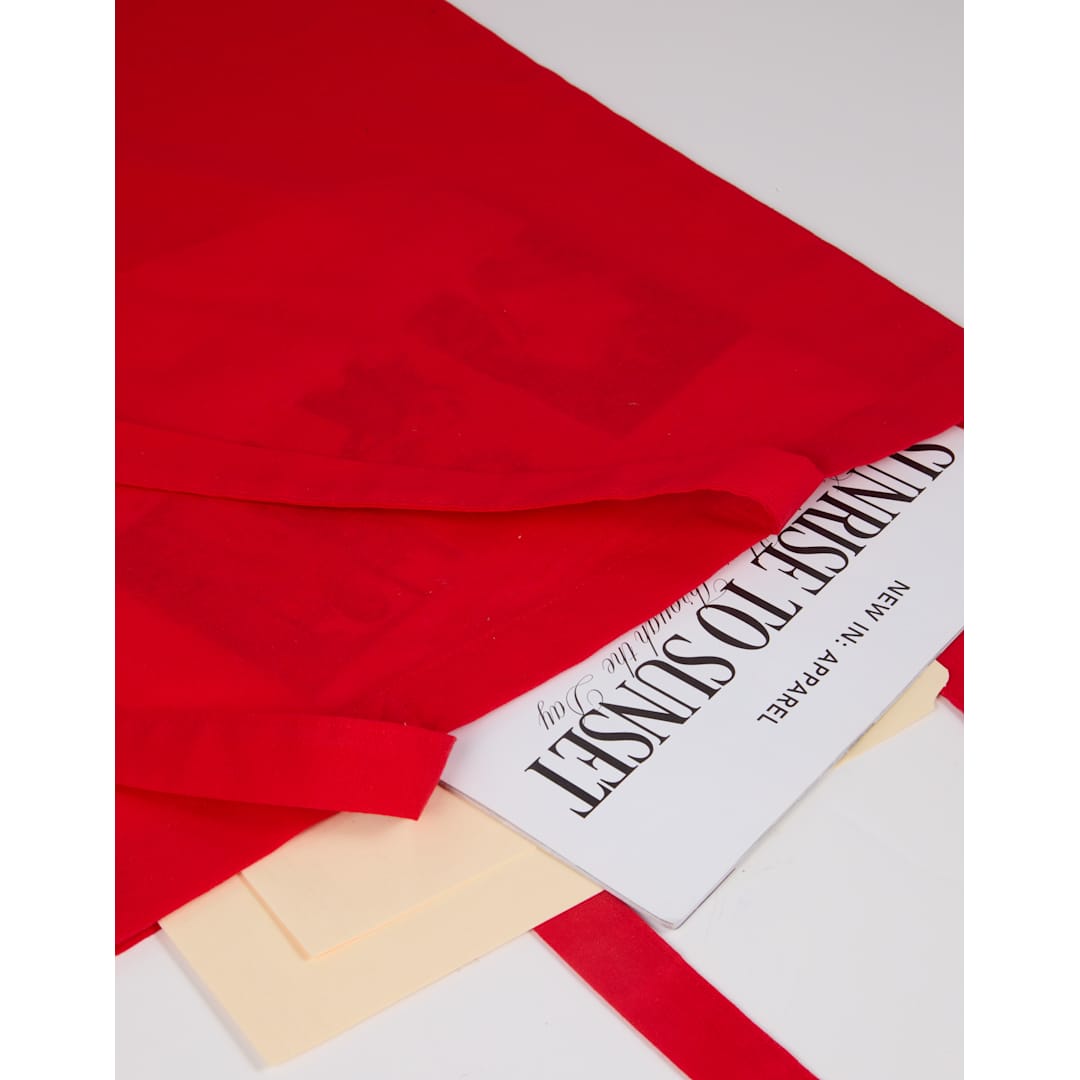 Carolina Organic 4oz Cotton Tote - SM-5232 Red