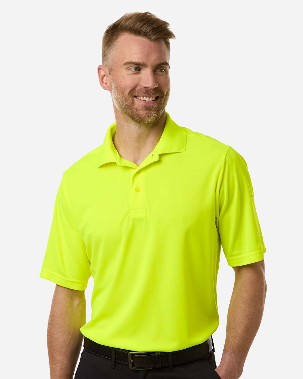 Core365 Men's Nova Performance Pique Polo - CE108 Safety Yellow