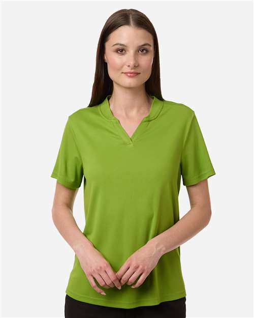 Core365 Women's Nova Performance Pique Polo - CE108W Acid Green