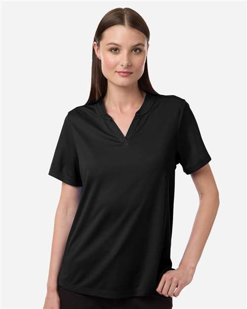 Core365 Women's Nova Performance Pique Polo - CE108W Black