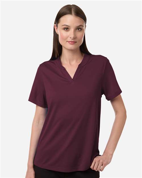 Core365 Women's Nova Performance Pique Polo - CE108W Burgundy