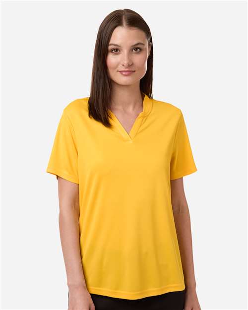Core365 Women's Nova Performance Pique Polo - CE108W Campus Gold