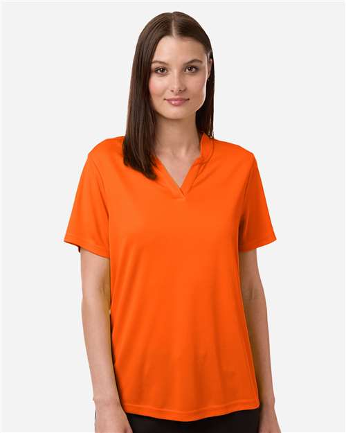 Core365 Women's Nova Performance Pique Polo - CE108W Campus Orange