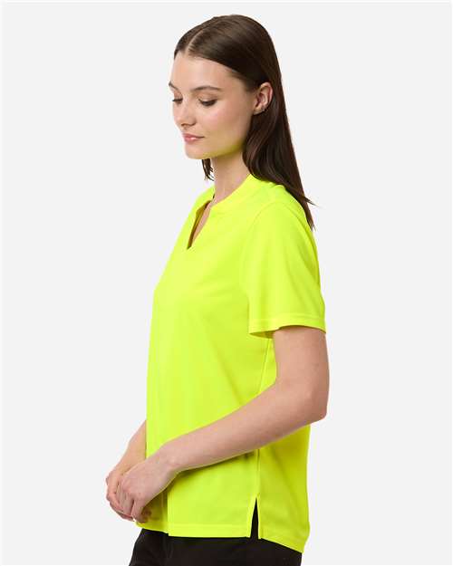 Core365 Women's Nova Performance Pique Polo - CE108W Safety Yellow