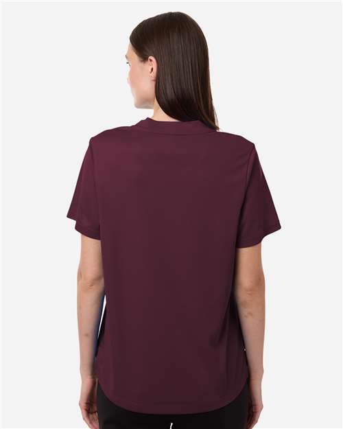 Core365 Women's Nova Performance Pique Polo - CE108W Burgundy