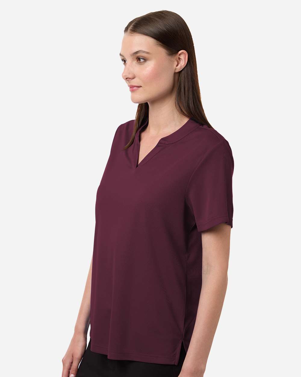 Core365 Women's Nova Performance Pique Polo - CE108W Burgundy