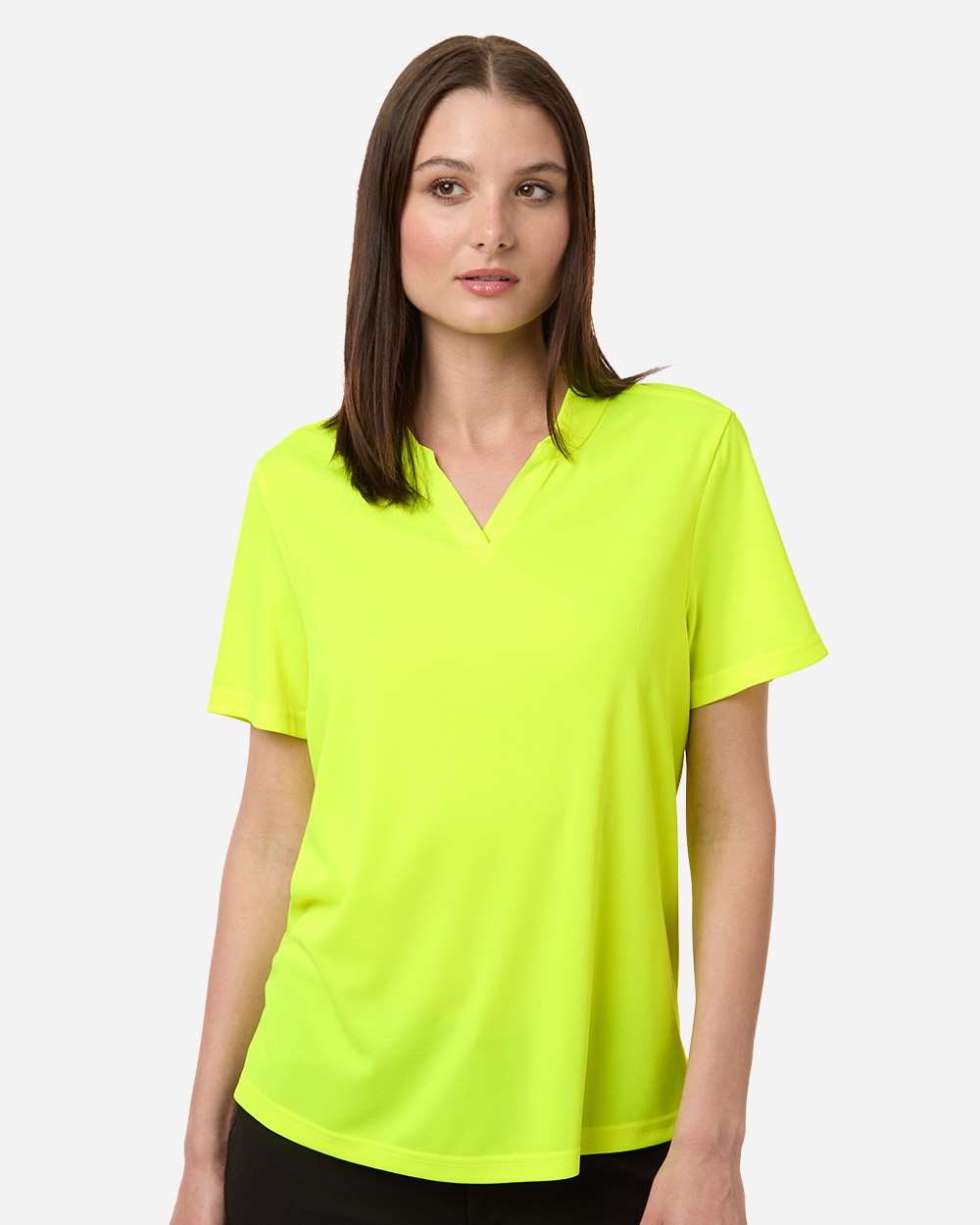 Core365 Women's Nova Performance Pique Polo - CE108W Safety Yellow