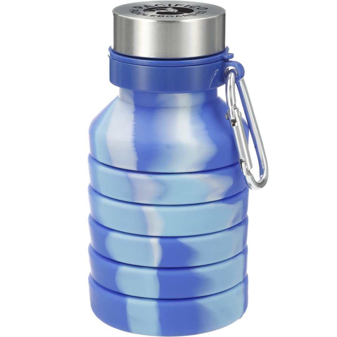 Zigoo Silicone Collapsible Bottle 18oz - Tie Dye - 1628-89 Blue