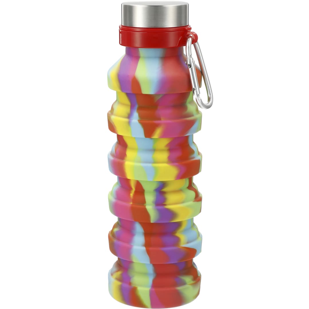 Zigoo Silicone Collapsible Bottle 18oz - Tie Dye - 1628-89 Multi