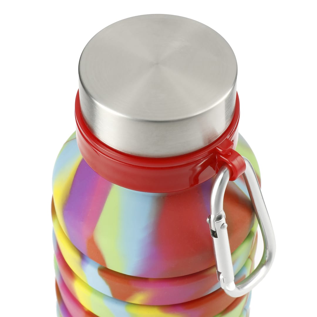 Zigoo Silicone Collapsible Bottle 18oz - Tie Dye - 1628-89 Multi