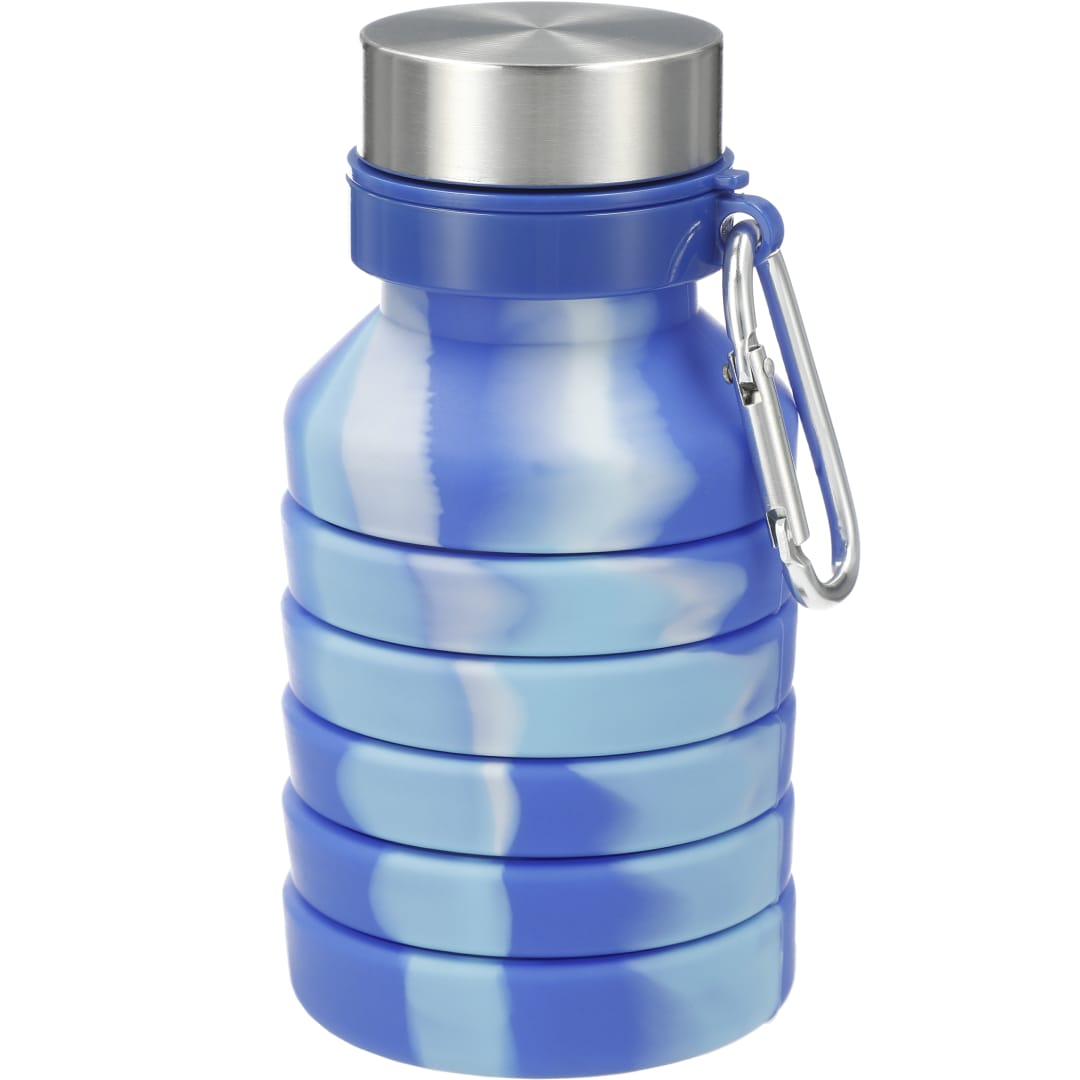 Zigoo Silicone Collapsible Bottle 18oz - Tie Dye - 1628-89 Blue