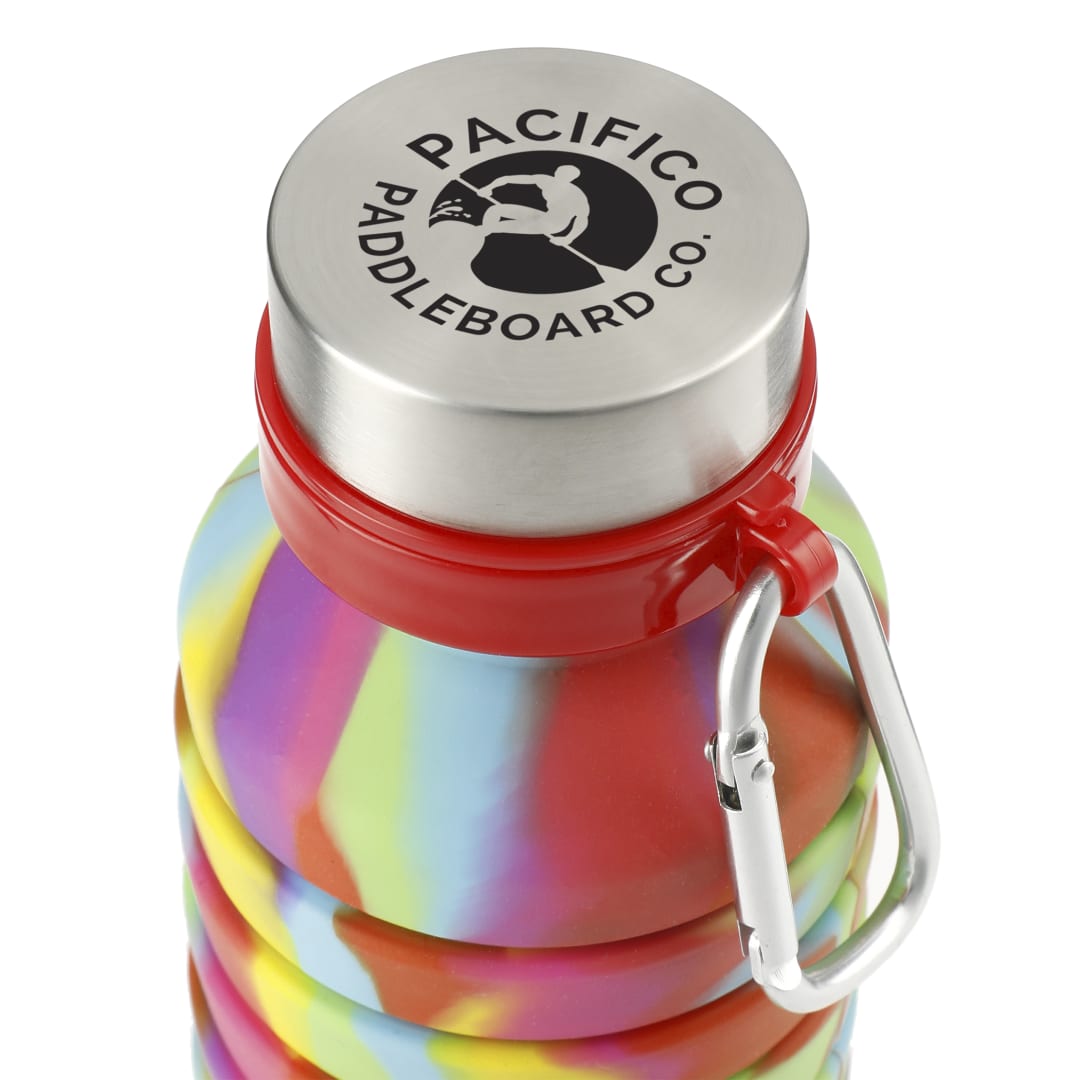 Zigoo Silicone Collapsible Bottle 18oz - Tie Dye - 1628-89 Multi