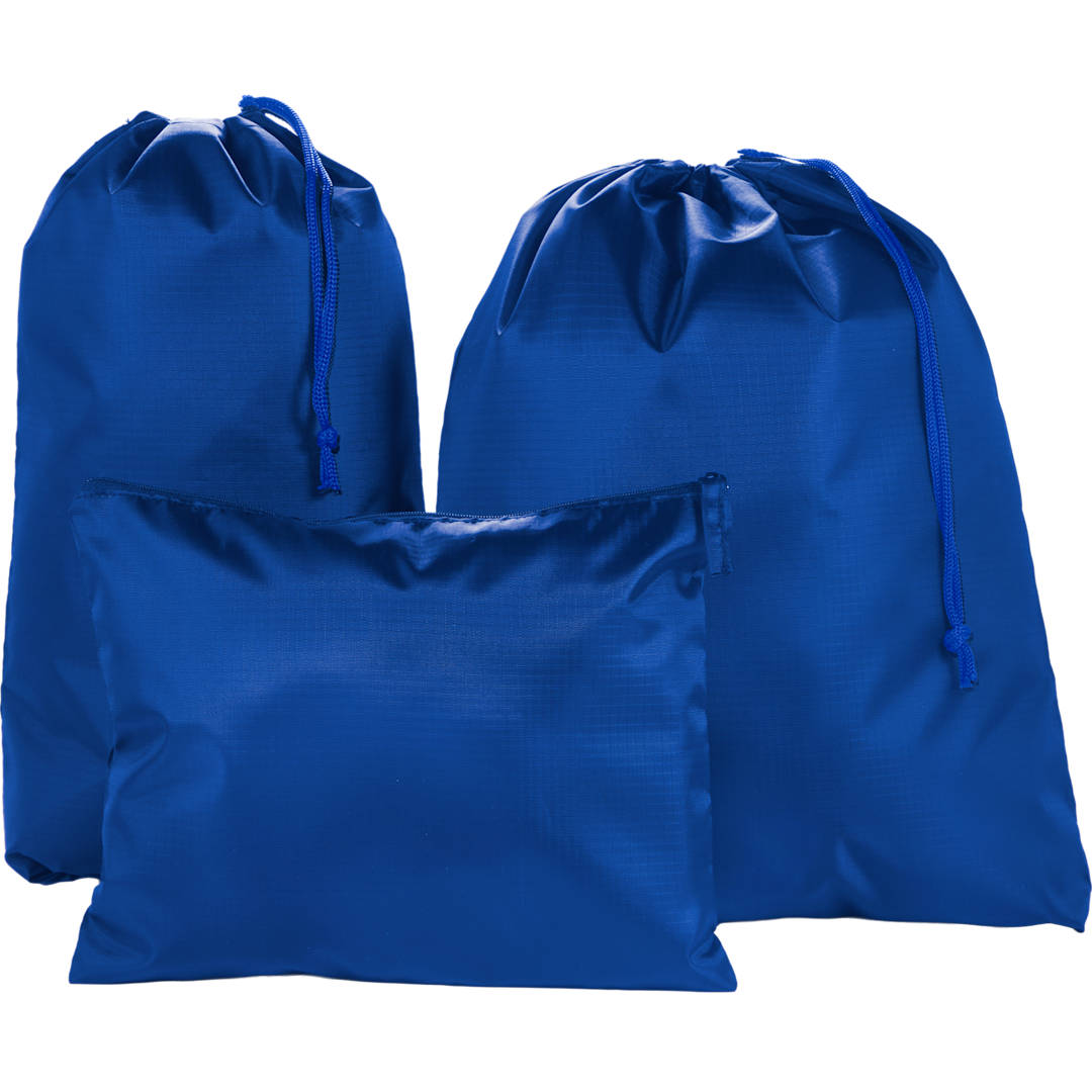 Recycled Travel Bag Set - 7901-31 Blue