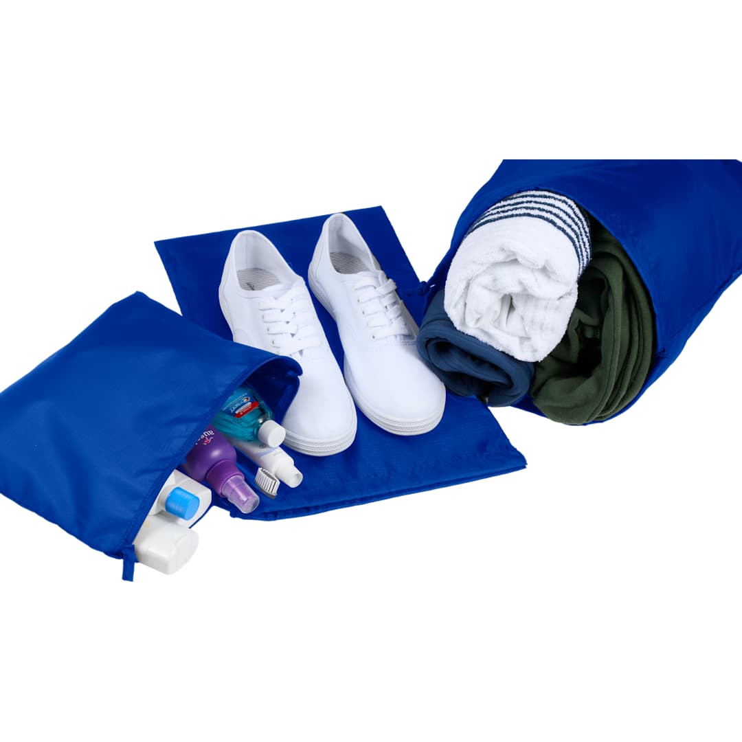 Recycled Travel Bag Set - 7901-31 Blue