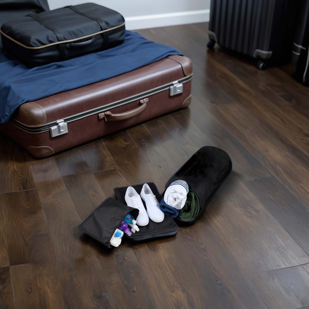 Recycled Travel Bag Set - 7901-31 Black