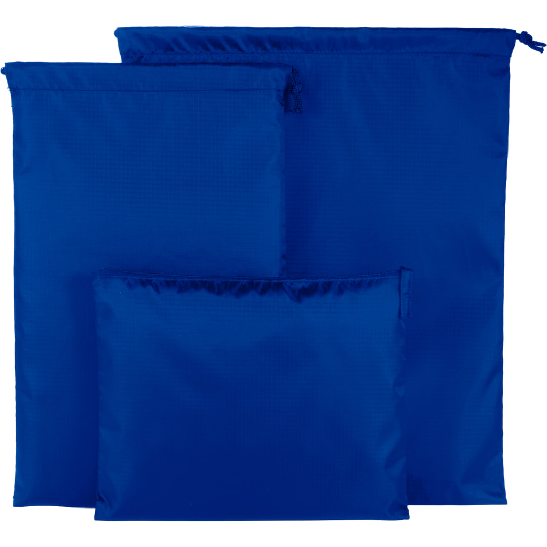 Recycled Travel Bag Set - 7901-31 Blue