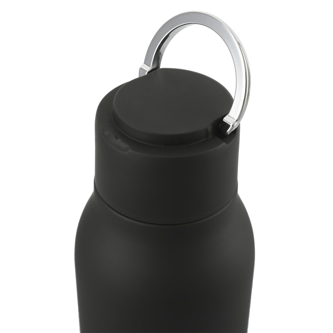 Marka Copper Vac Bottle w/ Metal Loop 20oz - 1628-90 Black