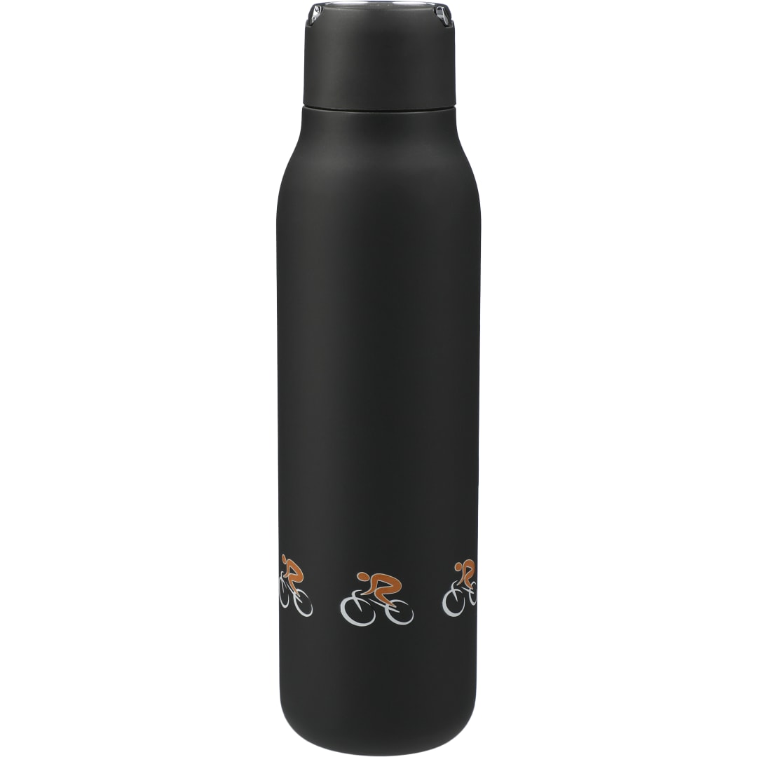 Marka Copper Vac Bottle w/ Metal Loop 20oz - 1628-90 Black