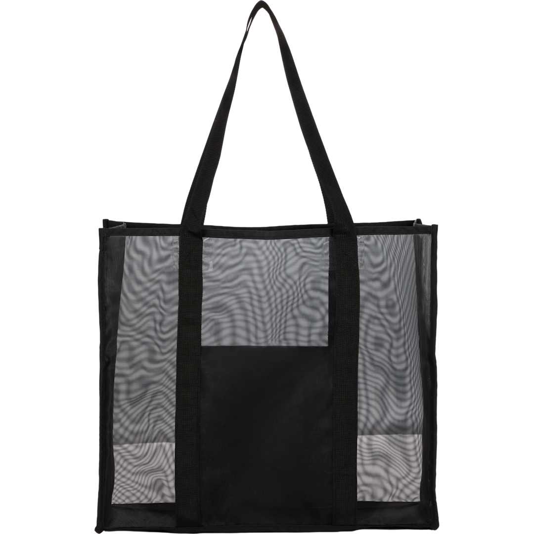 Large Mesh Beach Tote - 7901-45 Black