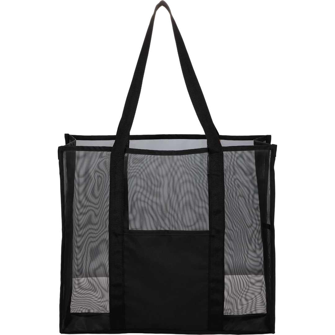 Large Mesh Beach Tote - 7901-45 Black