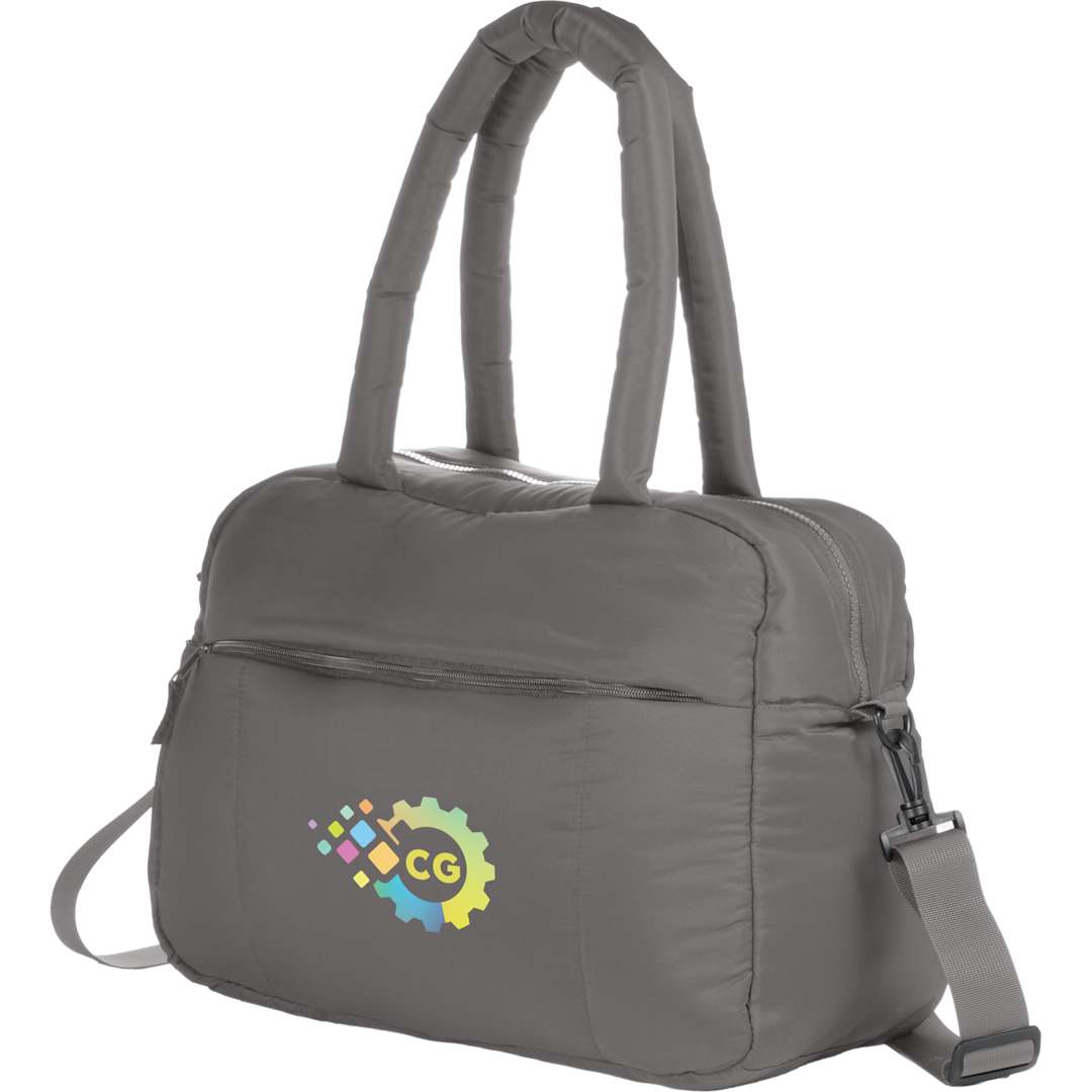 Puffer Recycled Duffle Bag - 9898-18 Gray