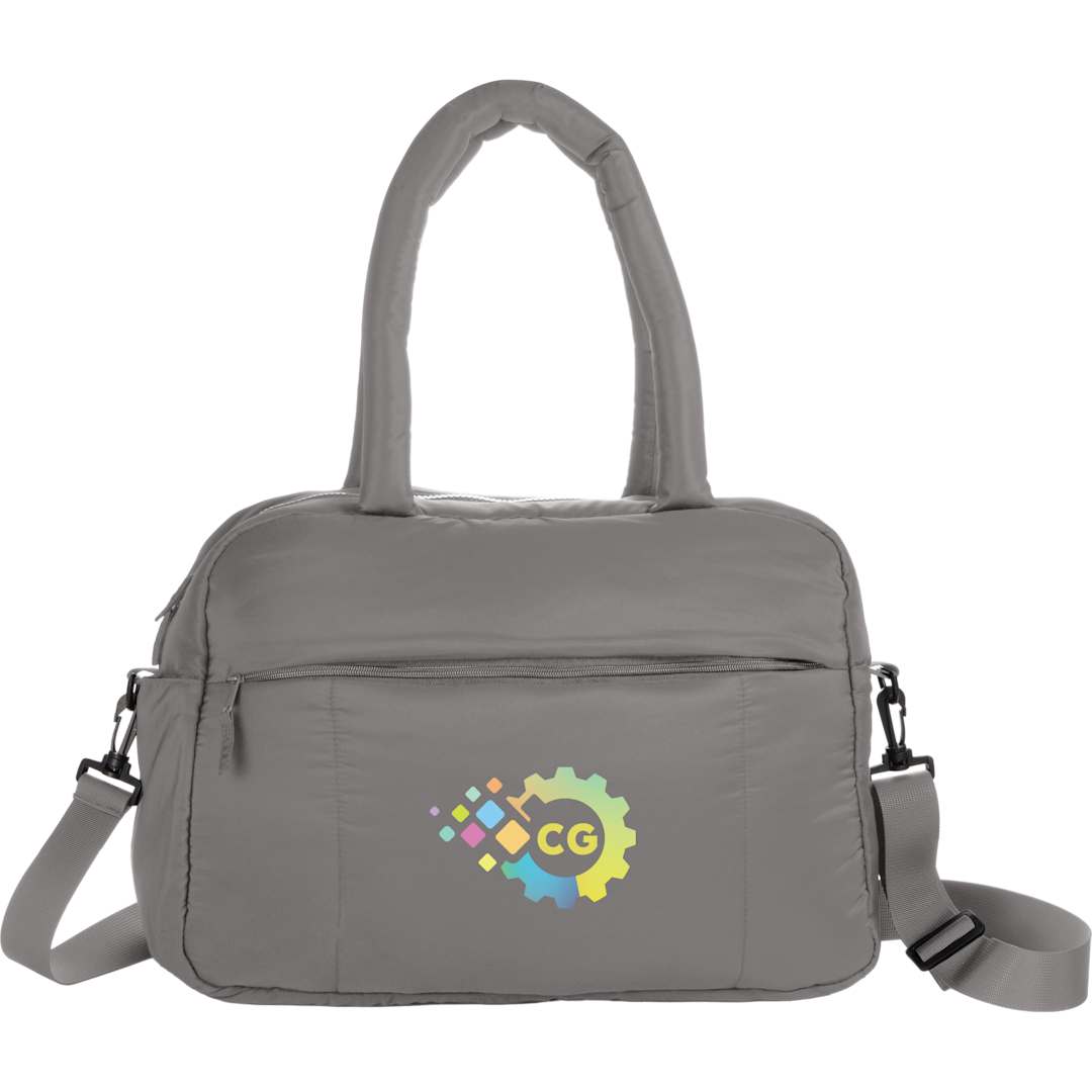 Puffer Recycled Duffle Bag - 9898-18 Gray