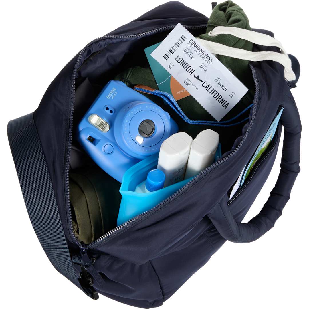 Puffer Recycled Duffle Bag - 9898-18 Blue