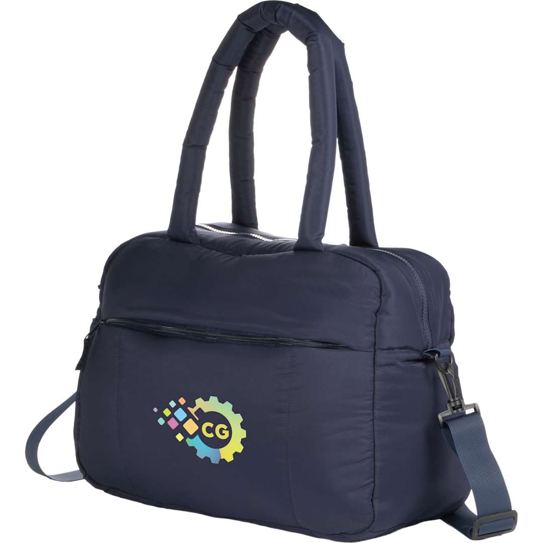 Puffer Recycled Duffle Bag - 9898-18 Blue