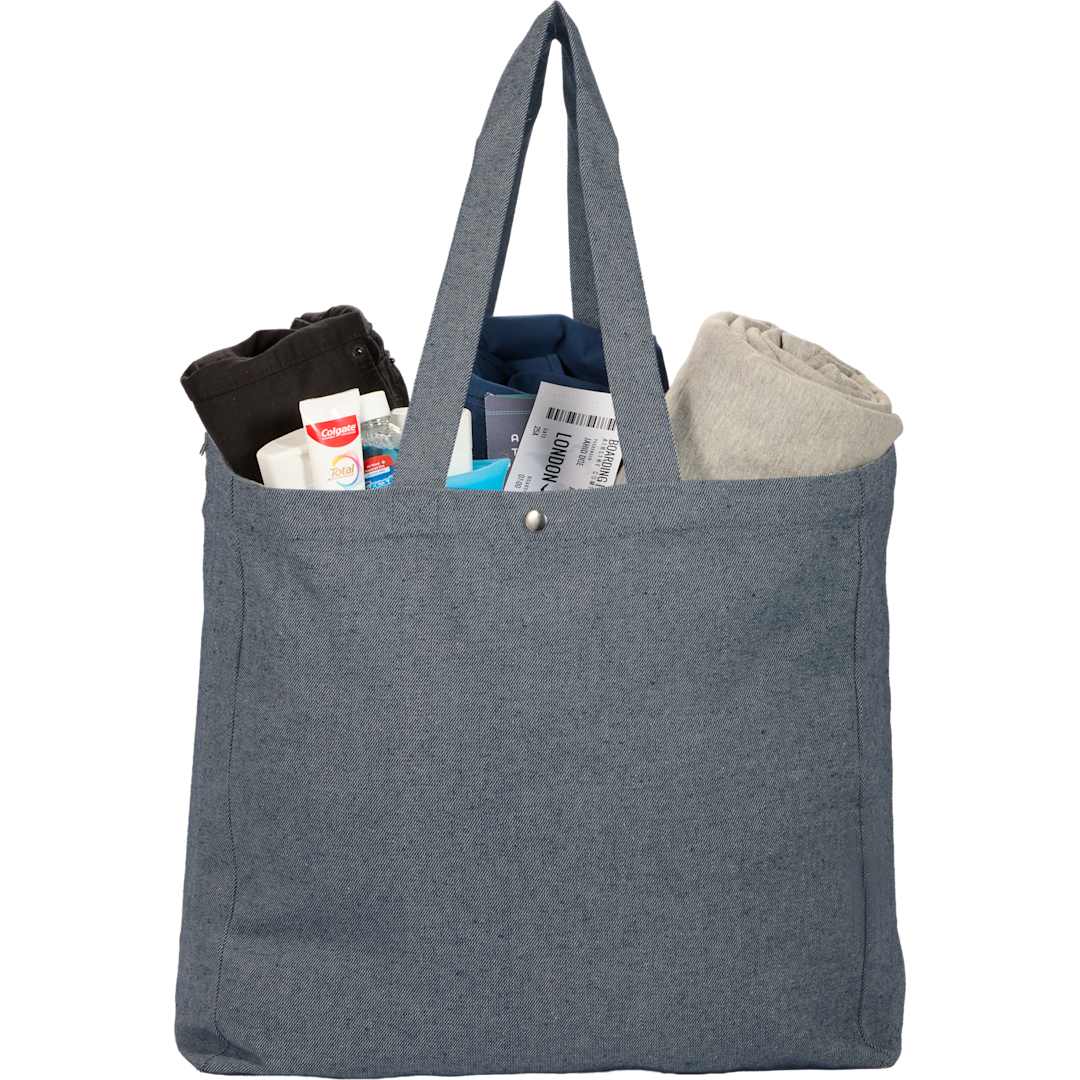 Eon 5oz Recycled Cotton Tote - SM-5236 Blue