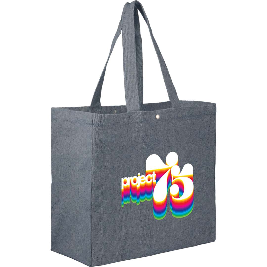 Eon 5oz Recycled Cotton Tote - SM-5236 Blue