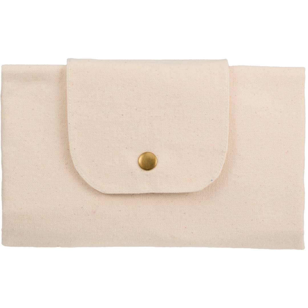 Packable 8oz Organic Cotton Tote - SM-5237 Natural