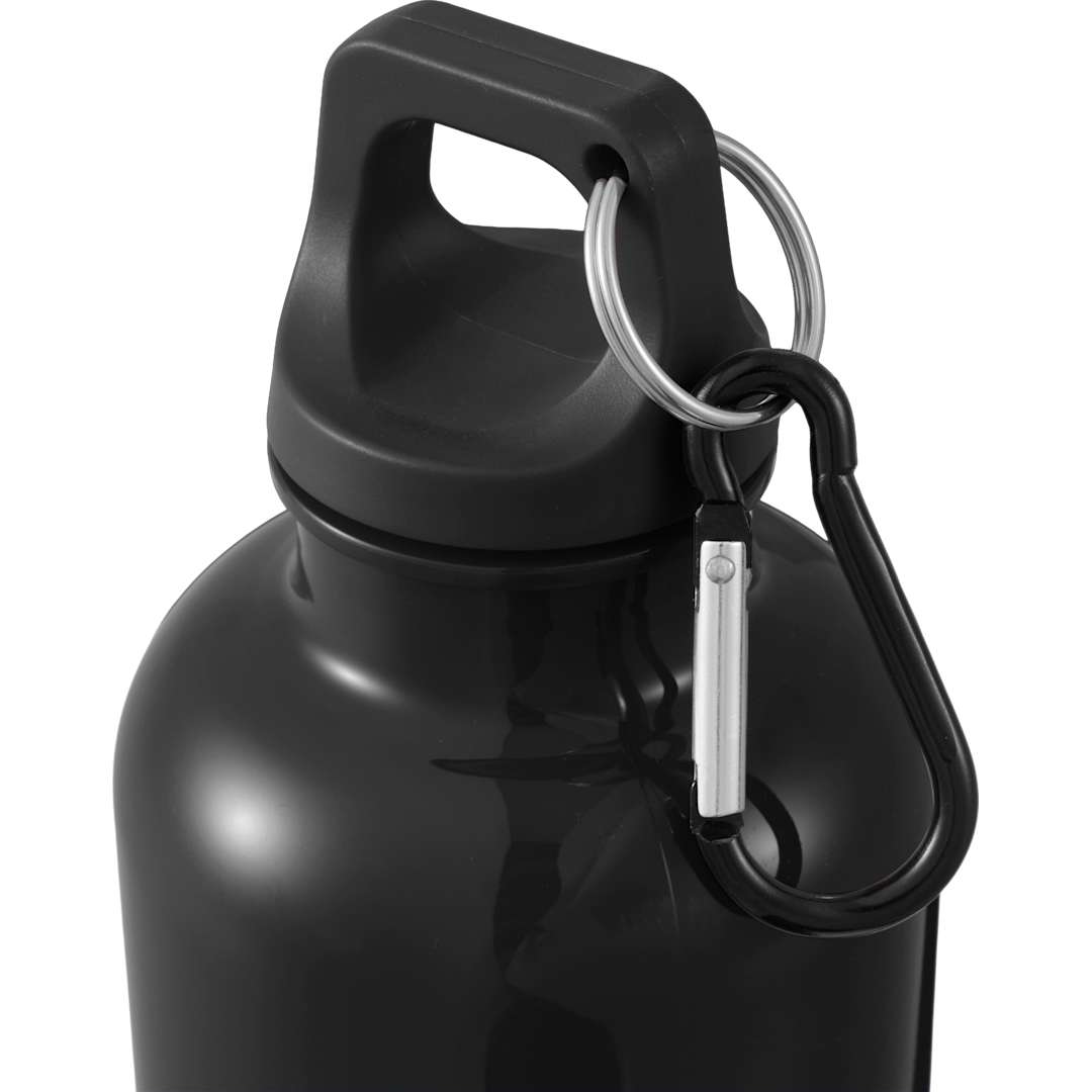 Race 25oz Recycled Bottle with Carabiner - SM-6973 Black