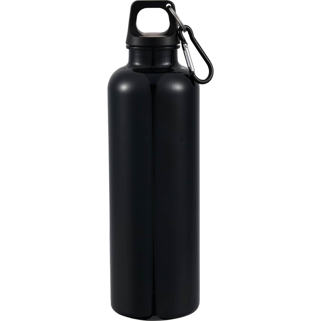 Race 25oz Recycled Bottle with Carabiner - SM-6973 Black