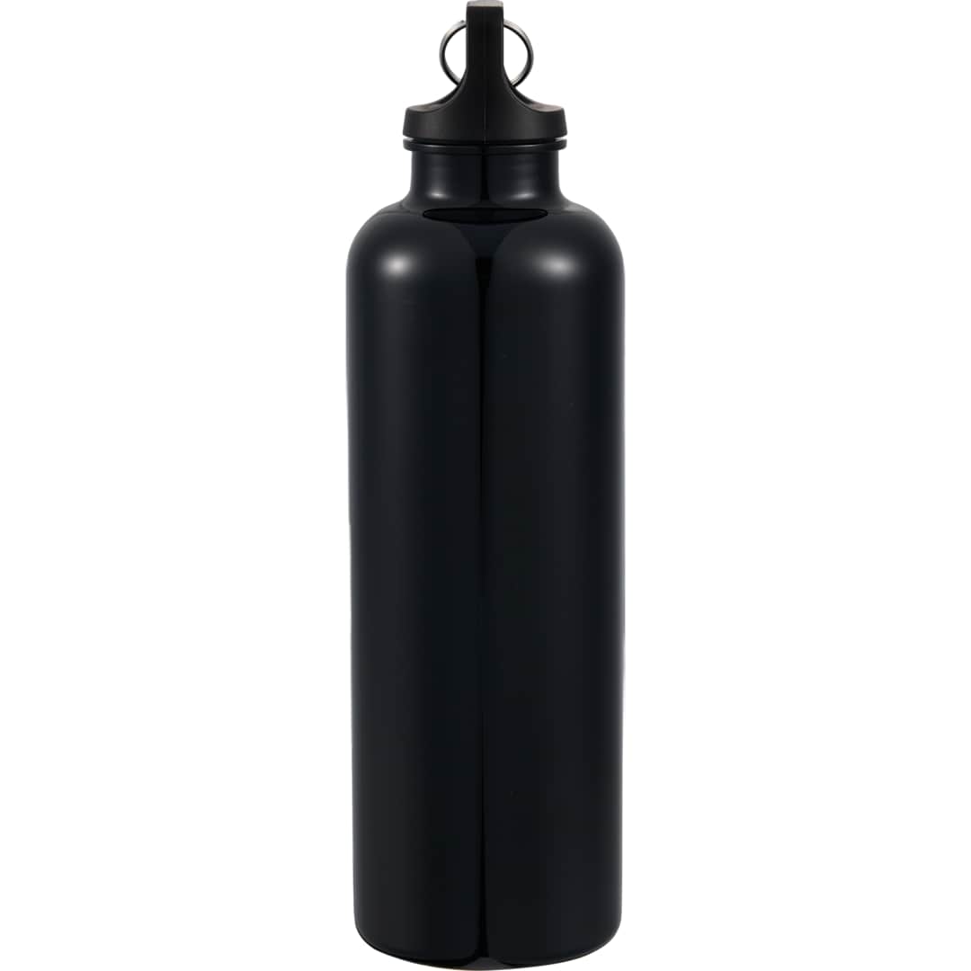 Race 25oz Recycled Bottle with Carabiner - SM-6973 Black