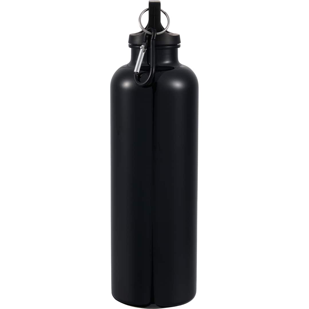 Race 25oz Recycled Bottle with Carabiner - SM-6973 Black
