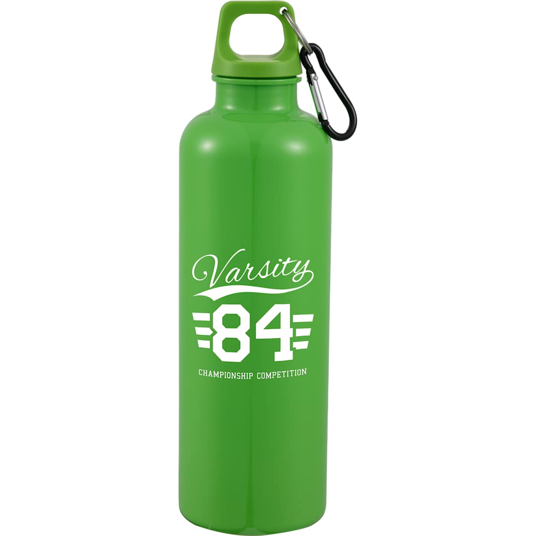 Race 25oz Recycled Bottle with Carabiner - SM-6973 Green