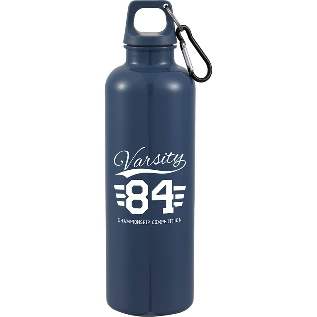 Race 25oz Recycled Bottle with Carabiner - SM-6973 Blue