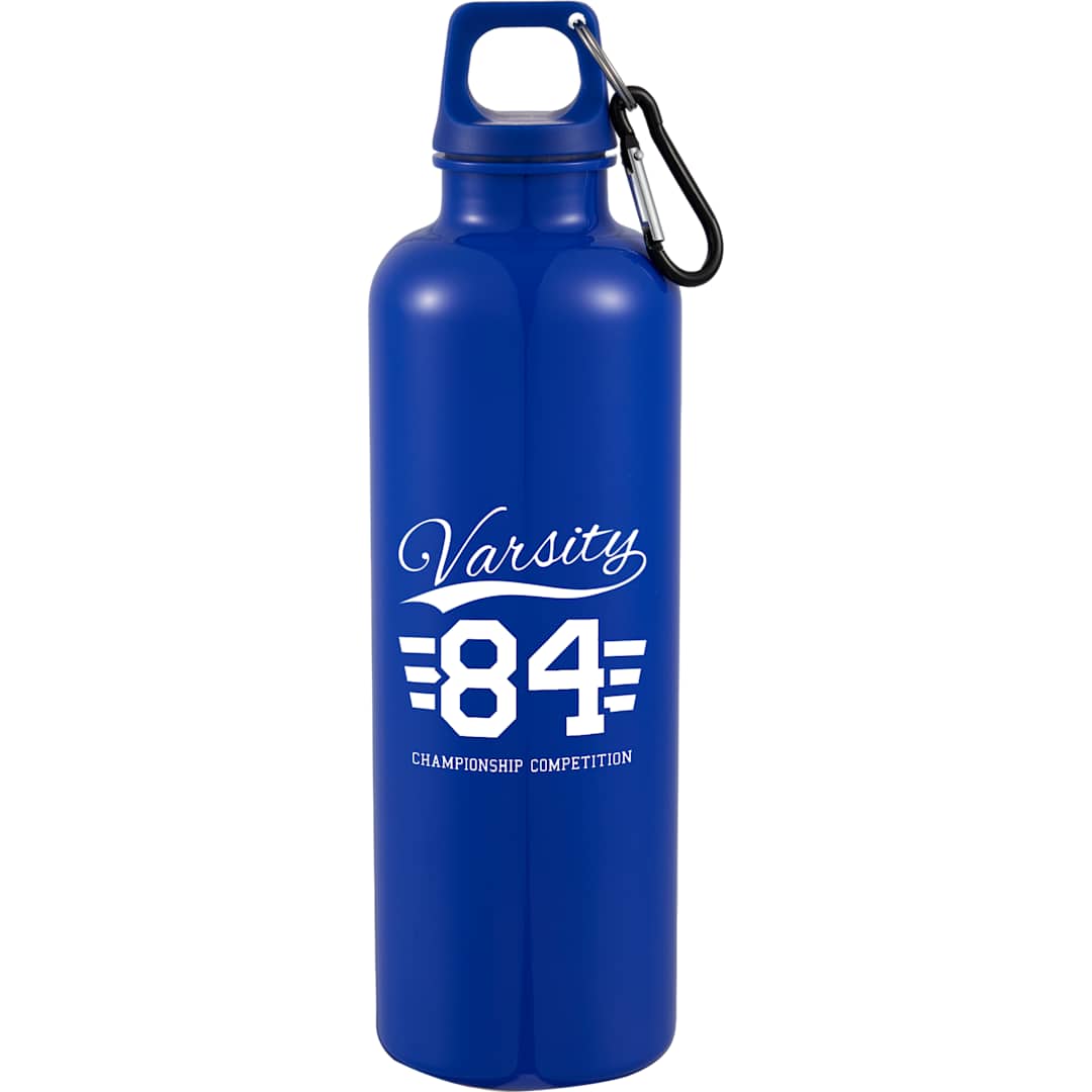 Race 25oz Recycled Bottle with Carabiner - SM-6973 Blue