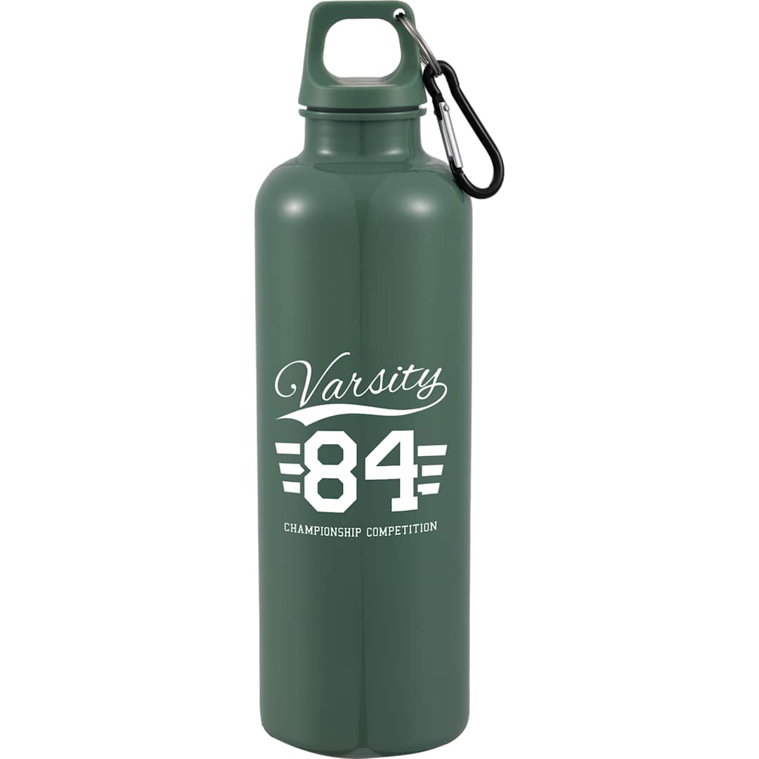 Race 25oz Recycled Bottle with Carabiner - SM-6973 Green