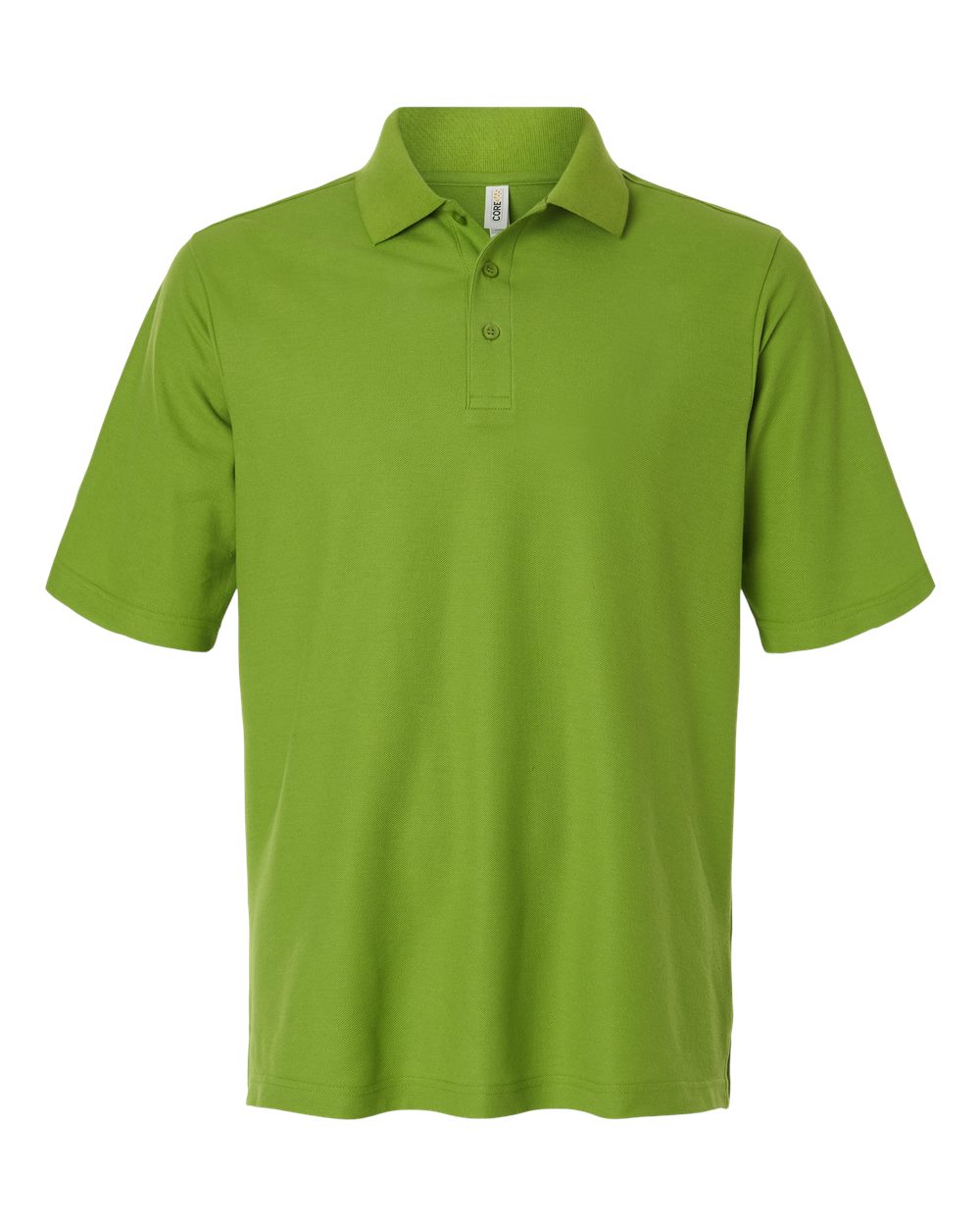 Core365 Men's Resolve CVC Performance Pique Polo - CE106 Acid Green